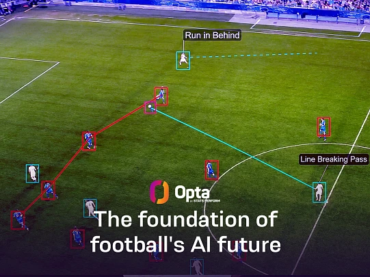 Opta Vision and Bayer 04 Leverkusen partnership graphic